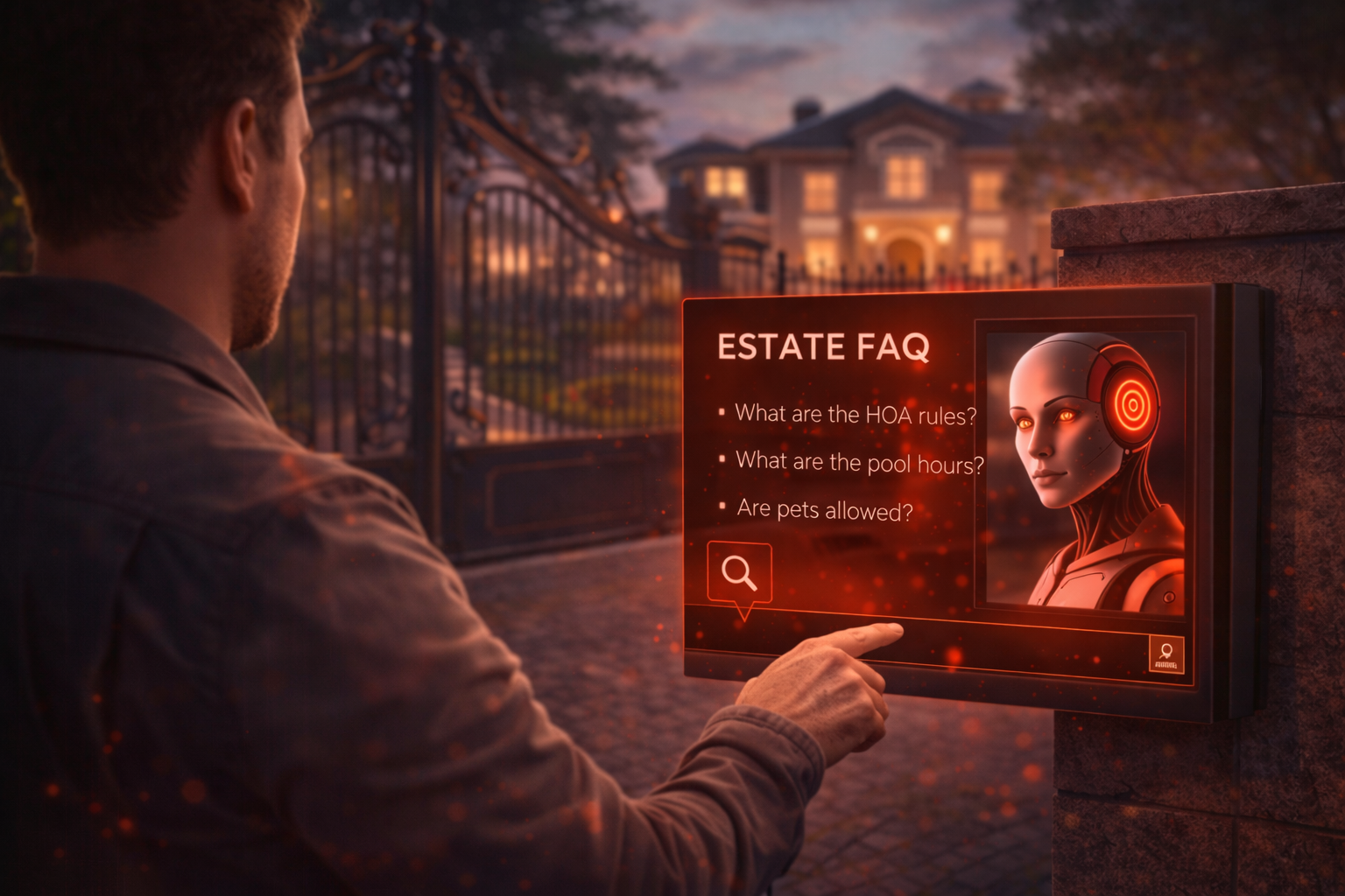 Residential estates information agent